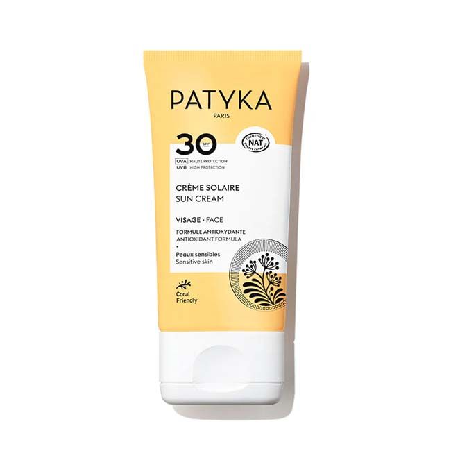 Crème solaire spf 30 visage Patyka