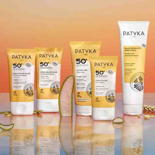 Crème solaire spf 30 visage Patyka