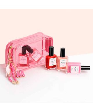Mini trousse vernis translucides Green Jelly
