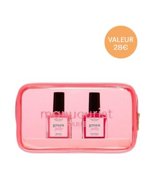 Mini trousse vernis translucides Green Jelly