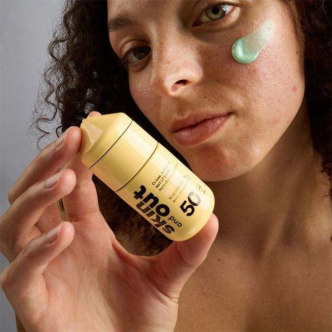 Crème solaire naturelle matifiante spf50+ Sun Skin and Out