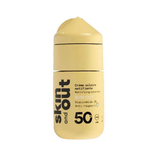 Crème solaire naturelle matifiante spf50+ Sun Skin and Out