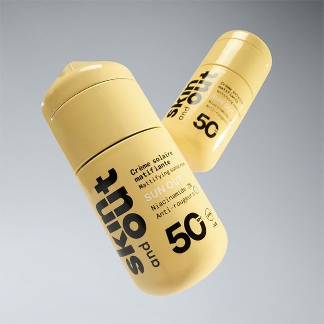 Crème solaire naturelle matifiante spf50+ Sun Skin and Out