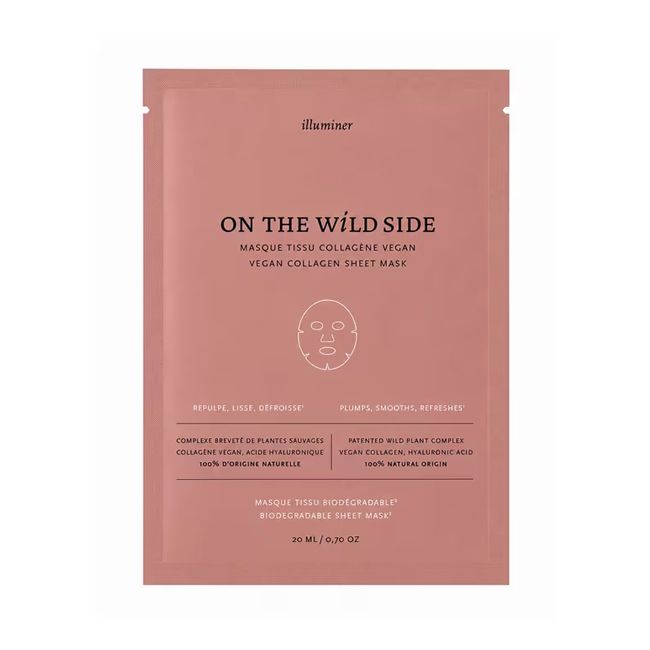 Masque visage bio tissu collagène On The Wild Side