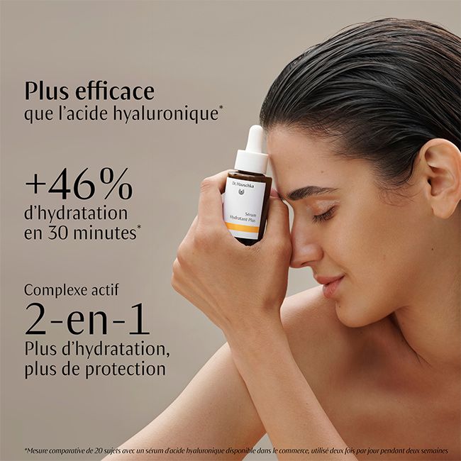sérum naturel hydratant plus Dr Hauschka