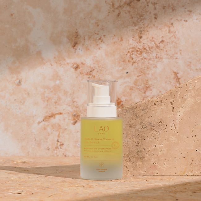 Huile cheveux naturel brillance Lao Care