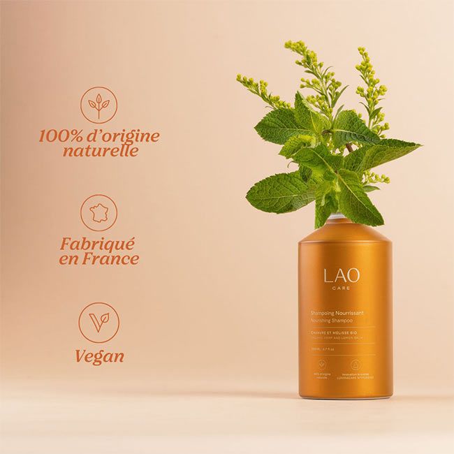 Shampoing bio nourrissant LAO Care