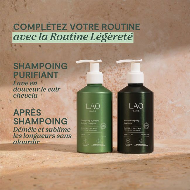 Après-shampoing bio démêlant LAO Care