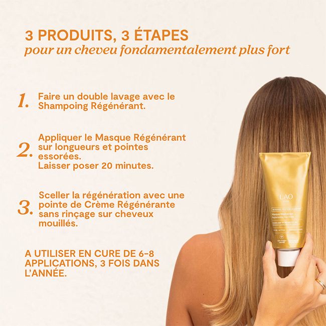 Masque capillaire naturel régénérant LAO Care