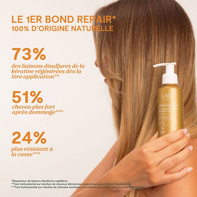 Soin cheveux naturel crème capillaire régénérante LAO Care