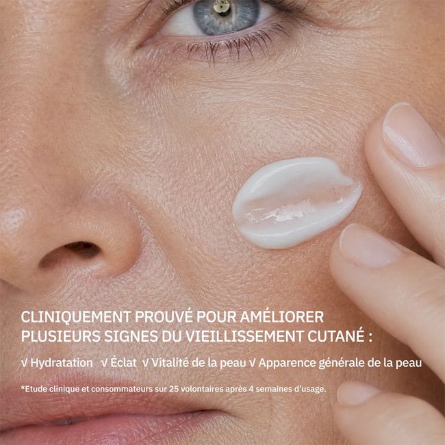 Crème naturelle infusion cellulaire NAD+ péptides biomimetique Odacité