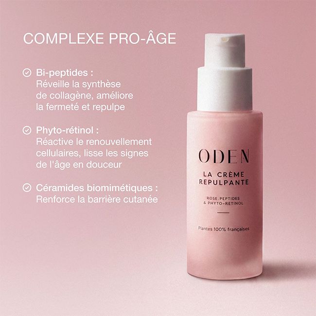 Crème visage bio repulpante Oden