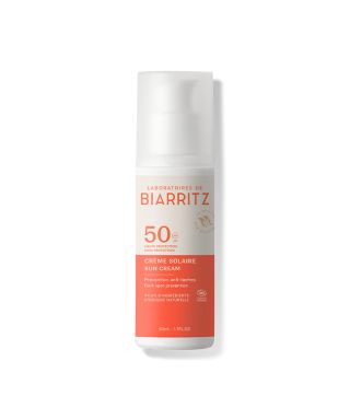 Crème solaire bio visage SPF50 - 50ml