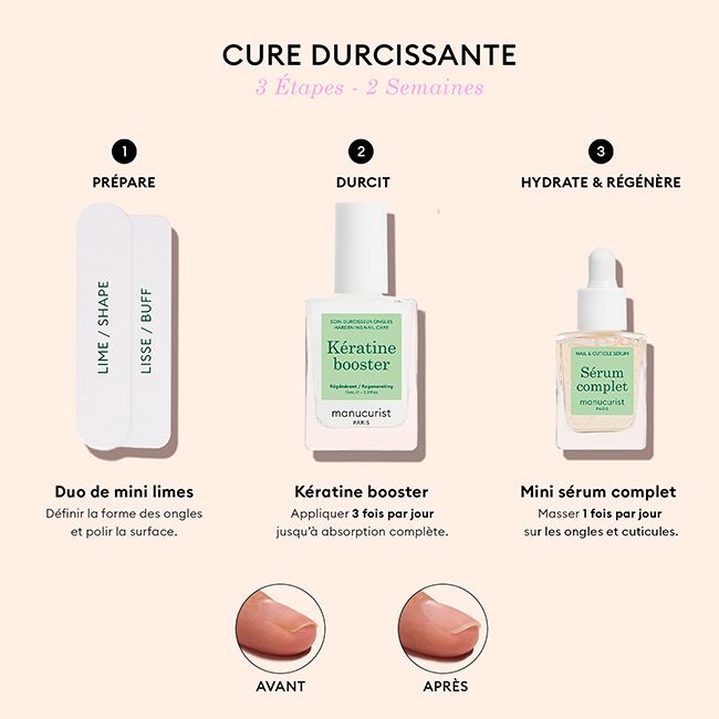 Cure durcissante ongles mous Manucurist