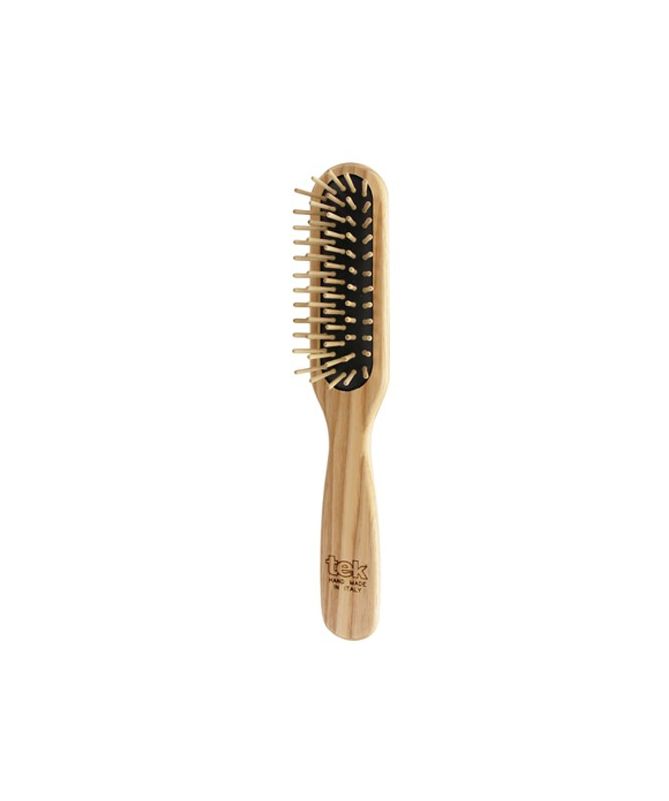 wooden hair brush