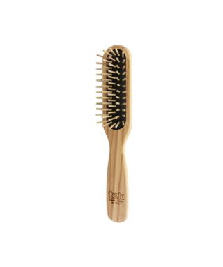 Brosse à cheveux en bois Tek : Brosse à cheveux naturelle et durable