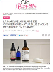 cosmetique bio ClicBienEtre