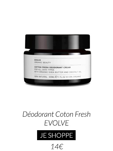 Déodorant Bio Naturel Cotton Fresh Evolve