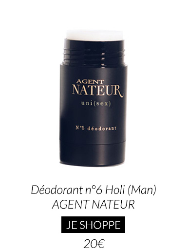 Déodorant bio naturel n°6 Holi (Man) Agent Nateur