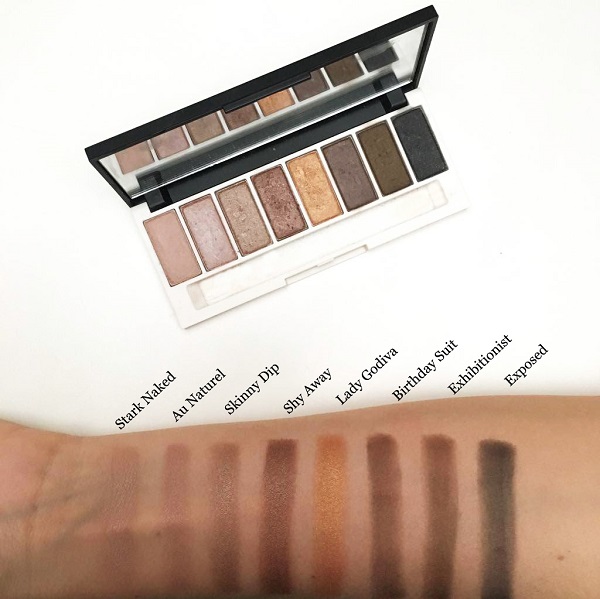 Palette maquillage bio Lily Lolo, les teintes