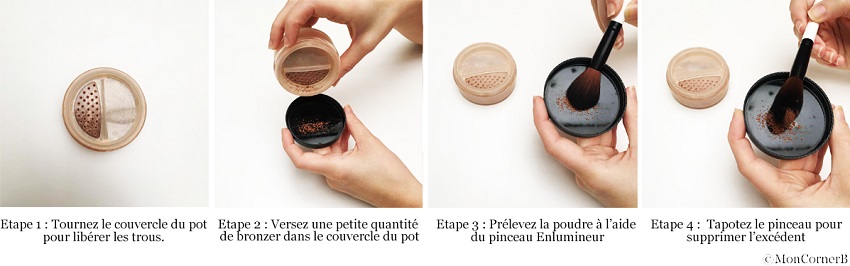 Comment appliquer la poudre bronzante Lily Lolo