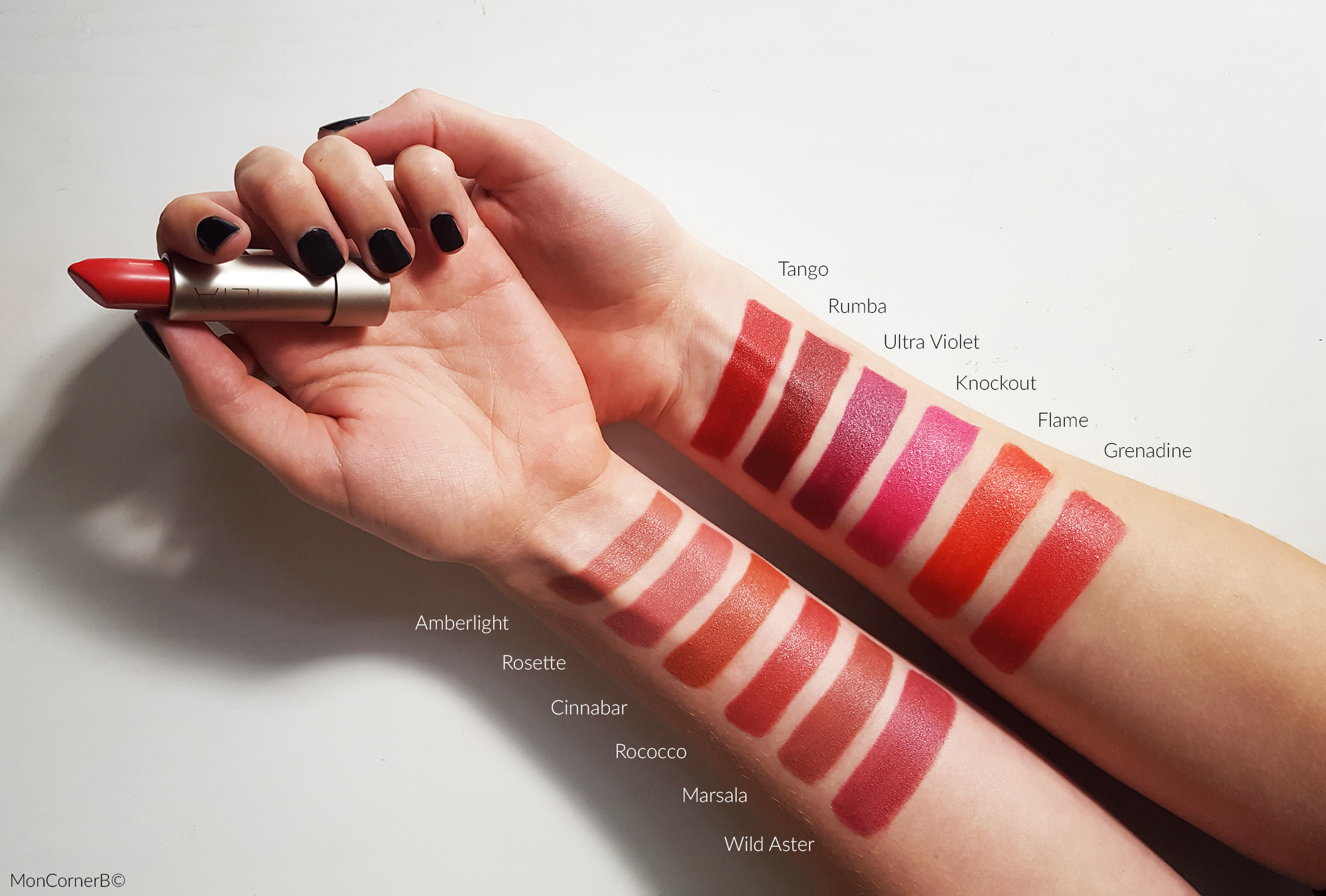 ilia beauty lipstick swatch