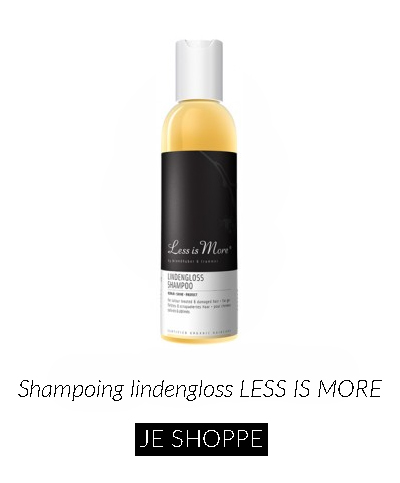 Shampoing Less is More
