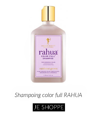 Le shampoing Rahua pour cheveux colorés