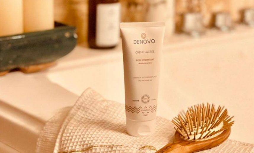 Denovo, the brand of products good for skin and hair