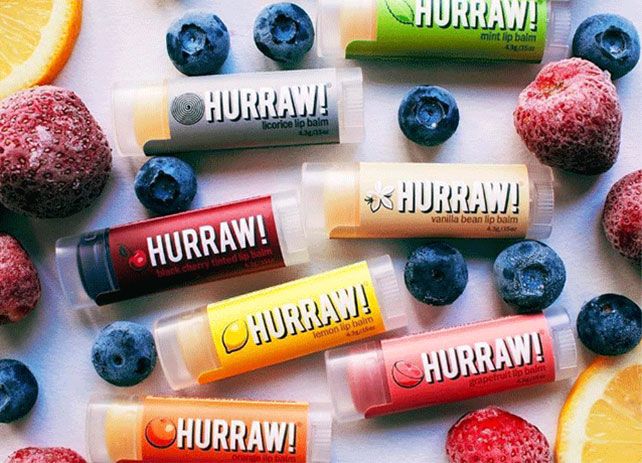 Hurraw Vegan Lip Balms