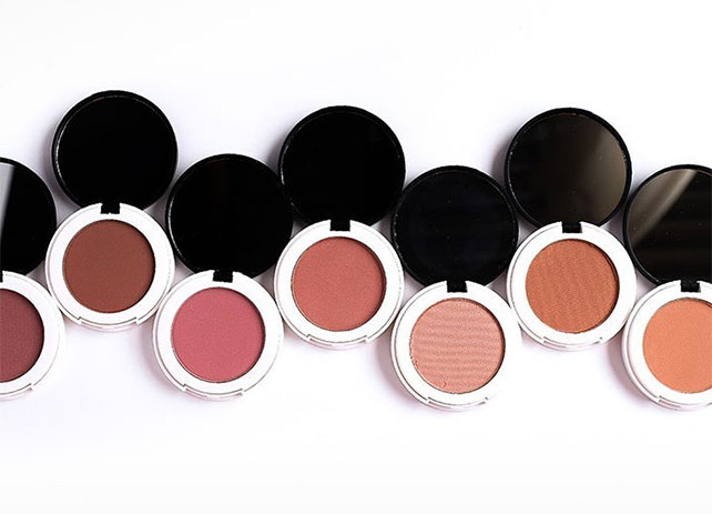      
    Our selection of organic blushes
  